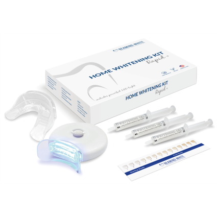 Beaming White Zahnaufhellung an weiße Zähne - Rapid + Home Whitening Kit