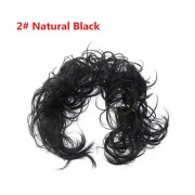 Messy Curly Haarknoten #2 - Natürliches Schwarz