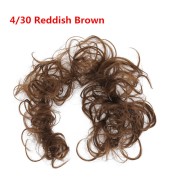 Messy Curly Haarknoten #4/30 - Rotbraun