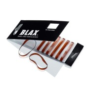 BLAX Haargummis 4mm Braun 8 Stck.