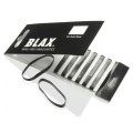 BLAX Haargummis 4mm schwarz 8 Stck.