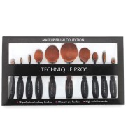 Technique PRO Ovale Makeup Pinsel, 10-teiliges Set 