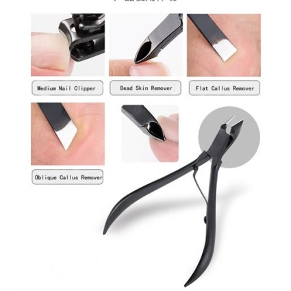 UNIQ Grooming Kit für Nägel, Füße, Gesicht und Augenbrauen - 15 Stück