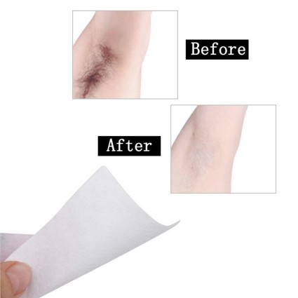 100 Wax strips for hair removal (face / body)