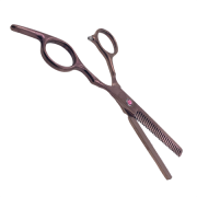 Bronze Schere zum Ausdünnen der Haare / Effiler Schere