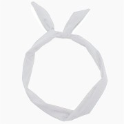 Flexi -Haarband mit Stahldraht - Weiß