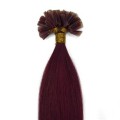 50 cm Hot Fusion Haar Extensions Rot 33# 