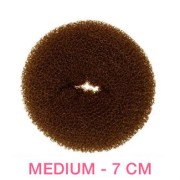 7 cm Haar Donut - Braun