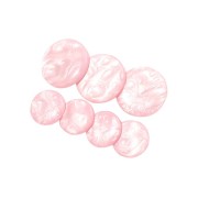 Soho Opal Haarschnallen - Rosa