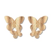 Chris Rubin - Schmetterlinge Schmetterlinge Ohrringe - Gold