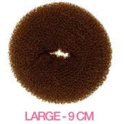 9 cm Haar Donut - Braun
