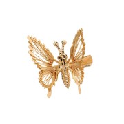 Chris Rubin Butterfly Hair Clip - Gold