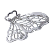 Soho Metal Butterfly Hair Clamp - Silber