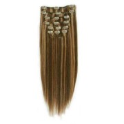Clip In Extensions 65 cm 4/27# Dunkelblond Mix