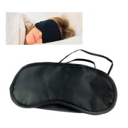 Satin -Schlafmaske - Klassischer Komfort, schwarz